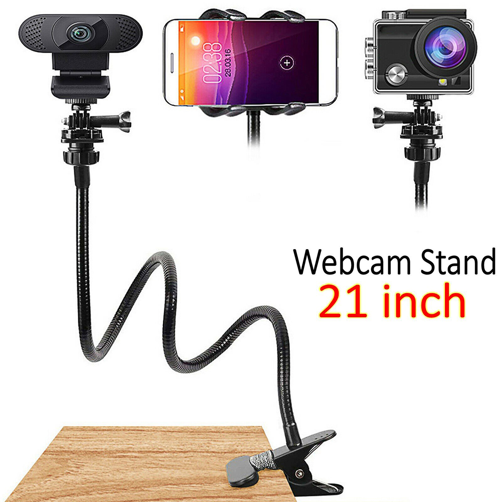Webcam 4K - Web Kamerası Standı, Telefon Tutucu ve
