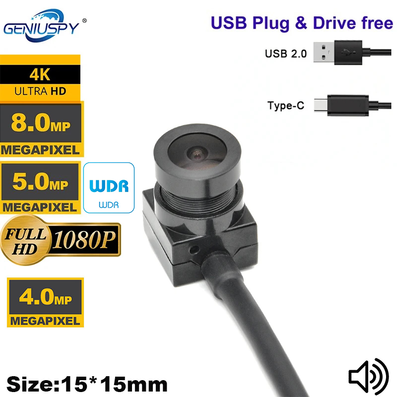 Webcam 4K - 4K 8MP 4MP 1080P IMX179 Full