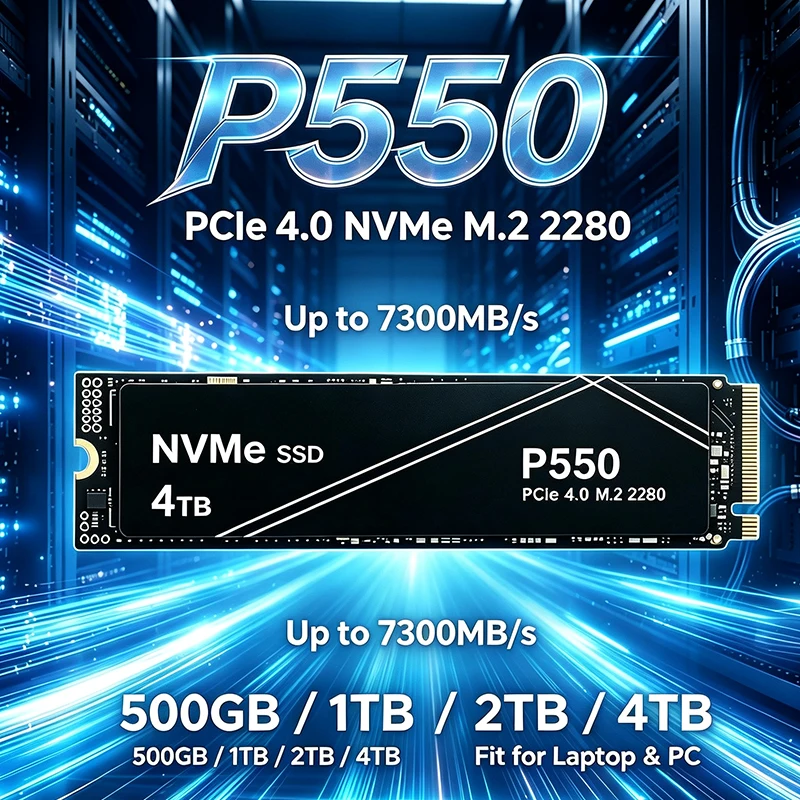 Pc Gaming News - Yeni P550 M.2 2280 PCIe4 NVMe