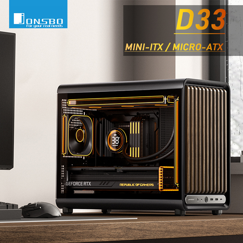 Pc Gaming Center - Jonsbo D33 MATX Kasası Mini-ITX Masaüstü