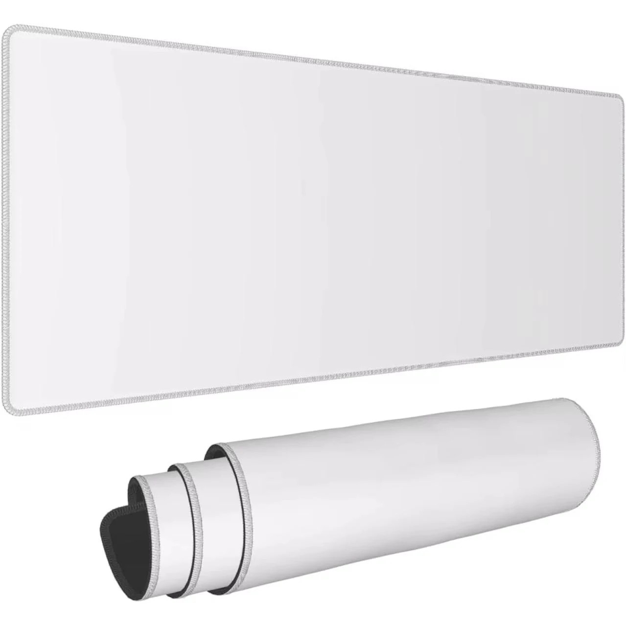 Pc Gaming White - Beyaz Büyük Mouse Pad Halı Basit