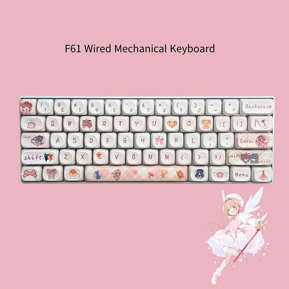 Pc Gaming Editing - Cardcaptor Sakura 61 Tuşları Mekanik Klavye