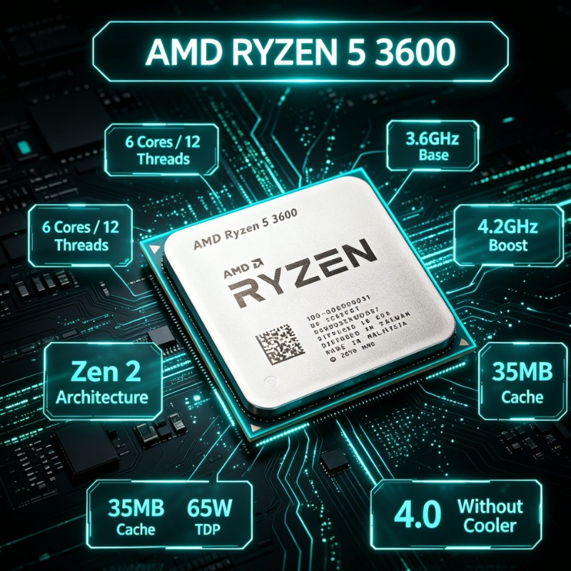 AMD Ryzen R5 3600 Oyun Bilgisa - Pc Gaming Ryzen incelemesi ve fiyatı