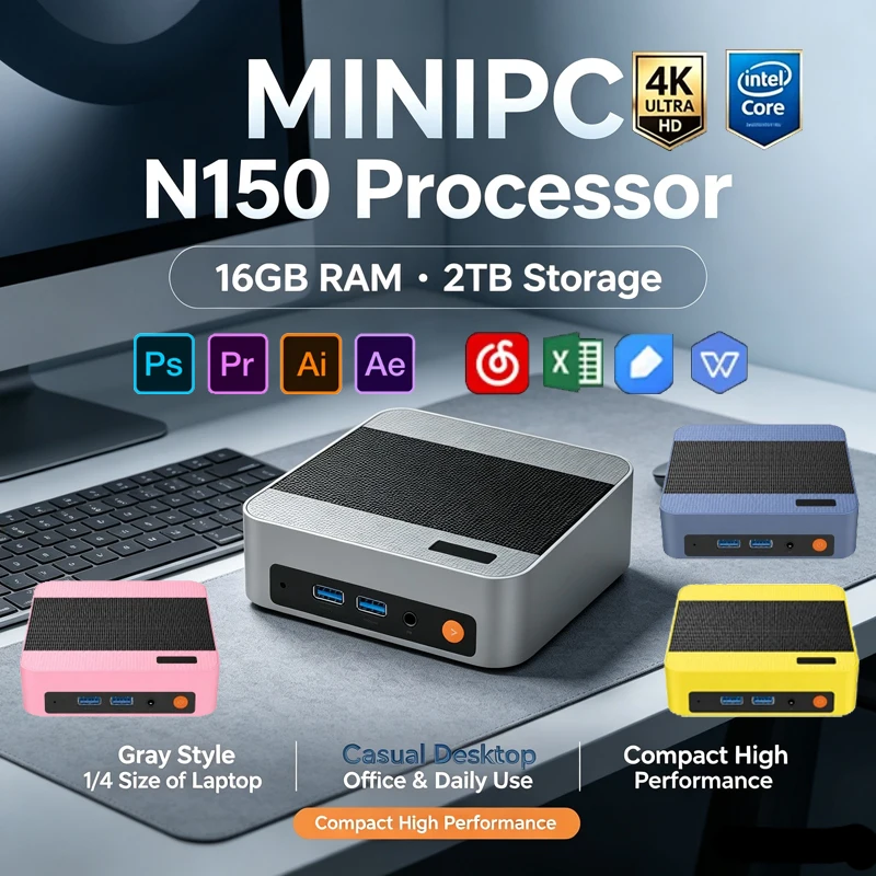 Canlı Çok Renkli Intel N150 Mi - Pc Gaming Editing incelemesi ve fiyatı