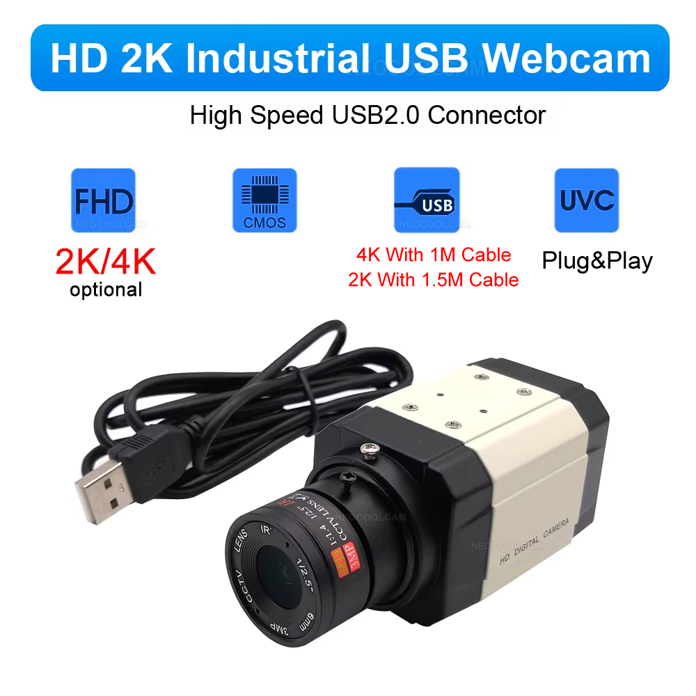 Endüstriyel HD 4K 8MP USB Web  - Webcam 4K incelemesi ve fiyatı