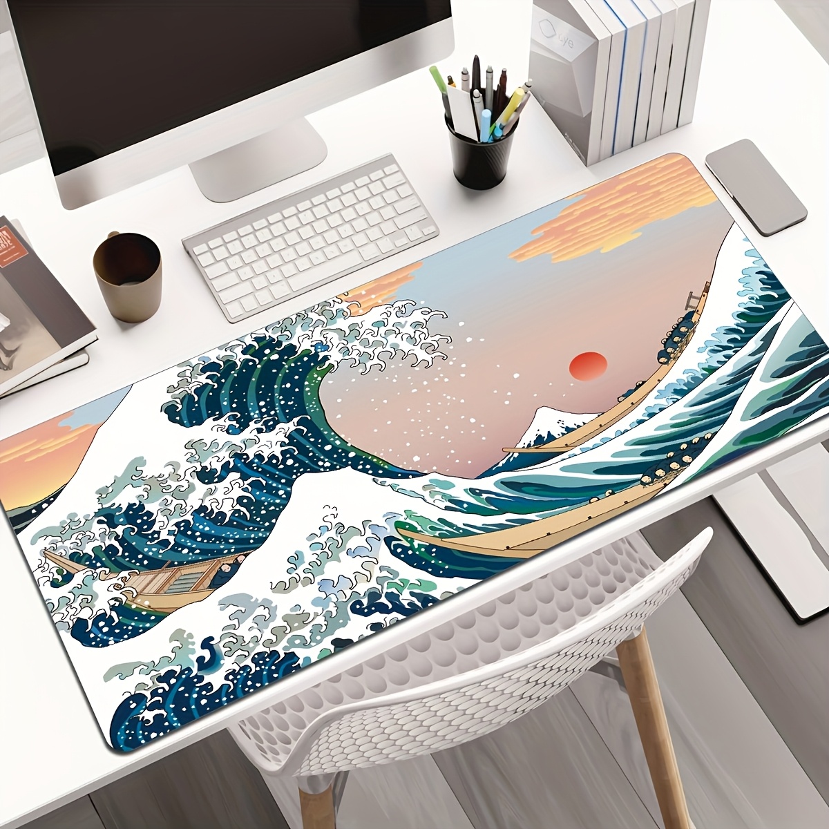 1 adet Dalgalı Büyük Mouse Pad - Pc Gaming Drawing incelemesi ve fiyatı