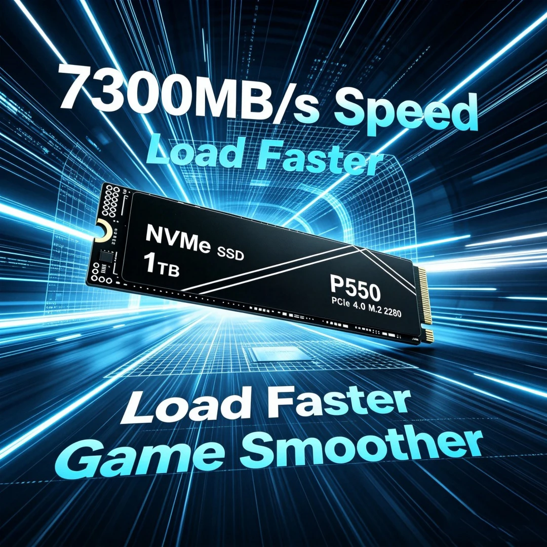 Yeni P550 M.2 2280 PCIe4 NVMe  - Pc Gaming News incelemesi ve fiyatı