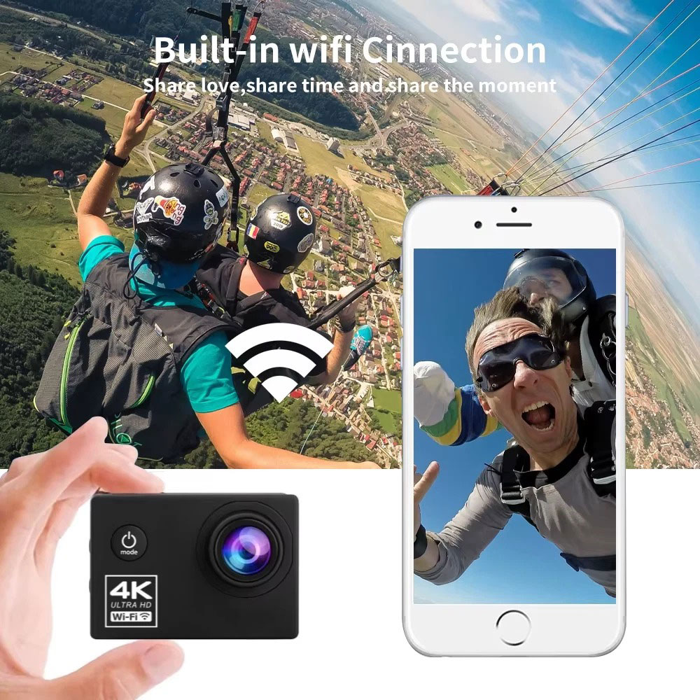 4K WiFi Aksiyon Kamerası Mini  - Webcam 4K incelemesi ve fiyatı