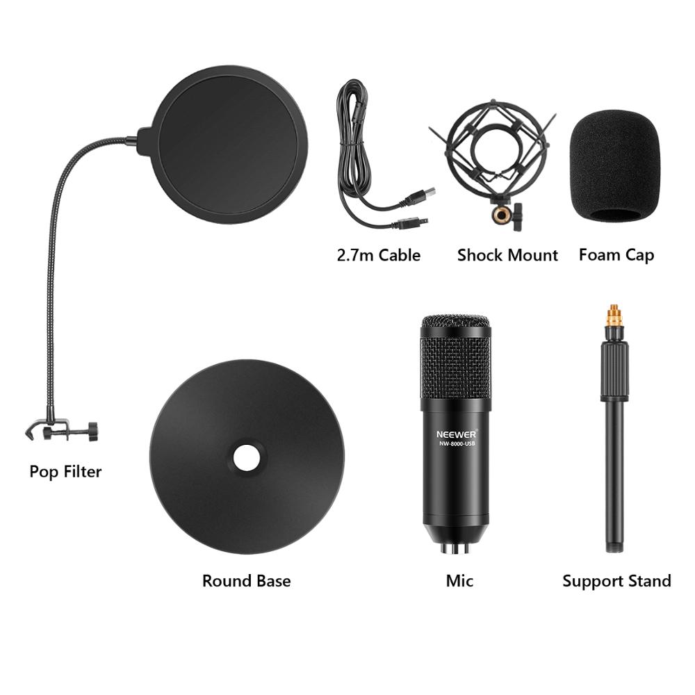 Neewer USB Mikrofon Seti-Plug& - Pc Gaming Youtuber incelemesi ve fiyatı