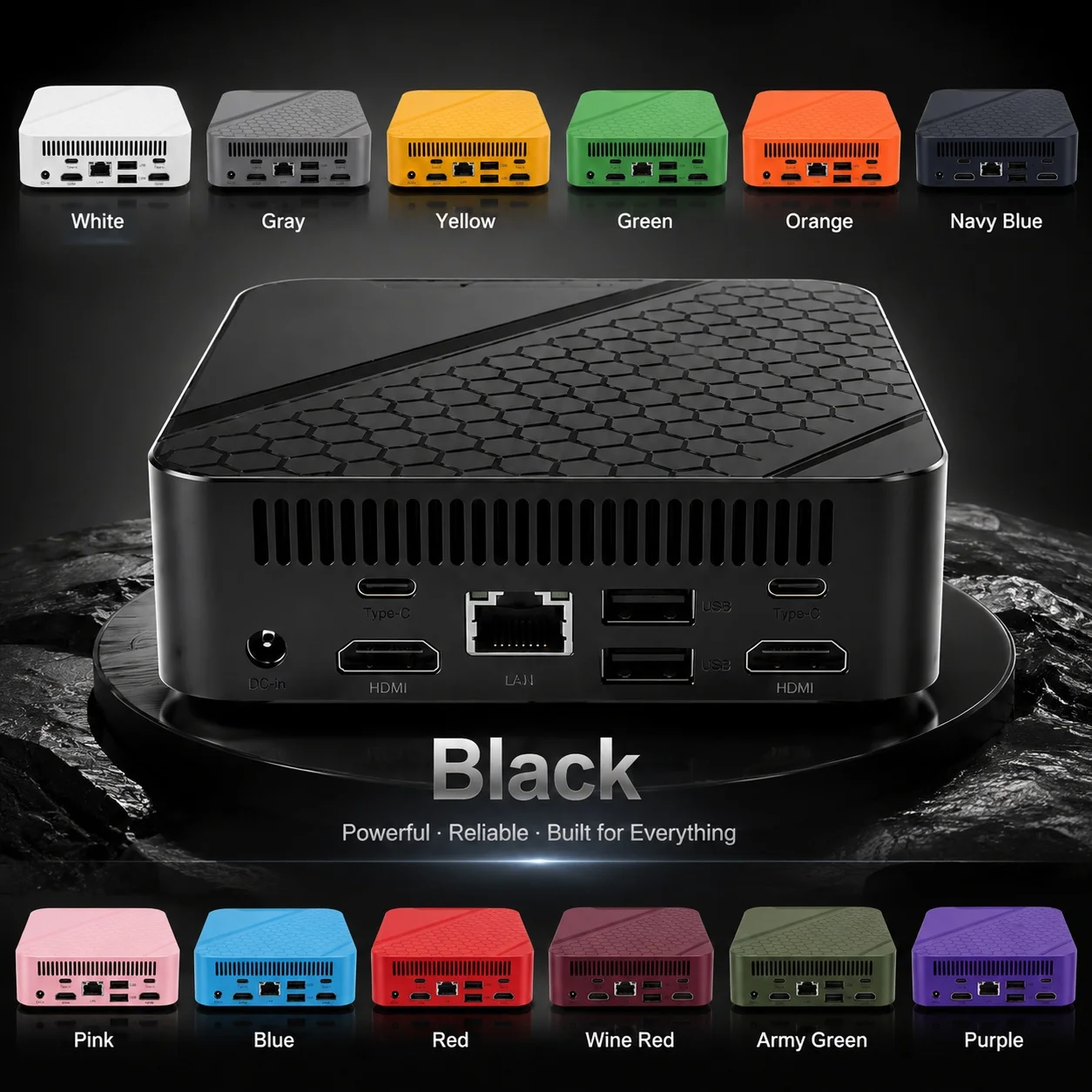 Renkli Mini PC Intel Celeron N - Pc Gaming Editing incelemesi ve fiyatı