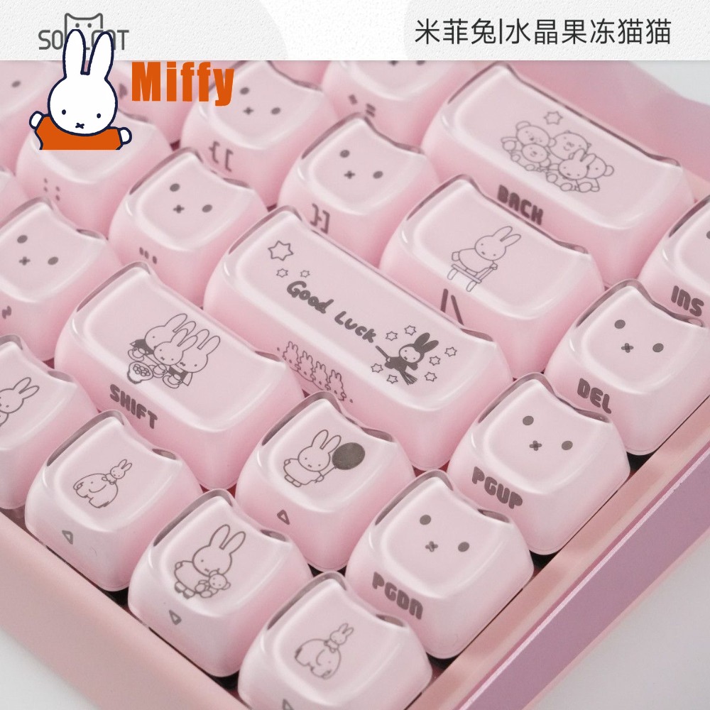 Kawaii Miffy Keycaps Sevimli T - Pc Gaming Desk incelemesi ve fiyatı