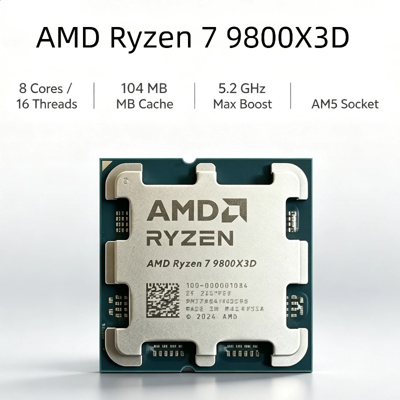 AMD Ryzen 7 9800X3D İçerik Olu - Pc Gaming Ryzen incelemesi ve fiyatı