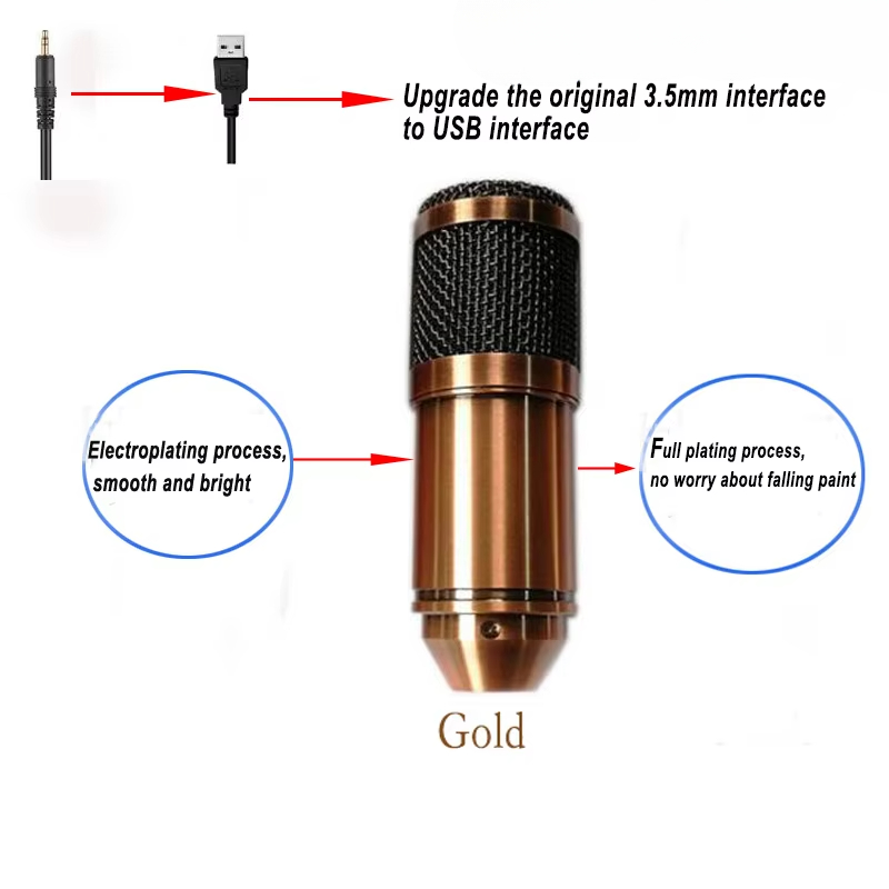 USB Kondenser Mikrofon bm-800  - Pc Gaming Youtuber incelemesi ve fiyatı