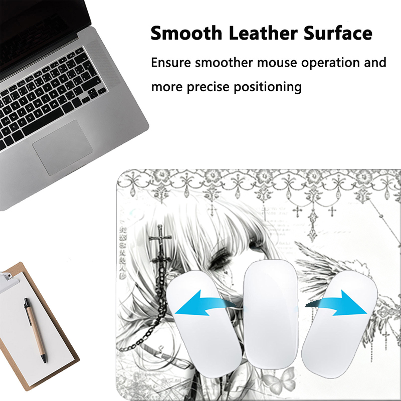 Deri Mousepad Siyah Beyaz Anim - Pc Gaming White incelemesi ve fiyatı